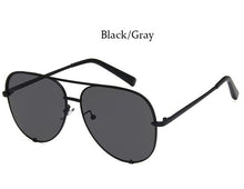 Load image into Gallery viewer, Black Luxury Pilot Sunglasses