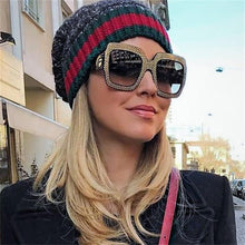 Load image into Gallery viewer, Square Rhinestone Sunglasses