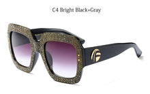 Load image into Gallery viewer, Square Rhinestone Sunglasses