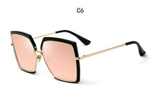 Load image into Gallery viewer, Square Mirror Sunglasses