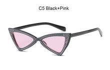 Load image into Gallery viewer, Small Luxury Cats Eye Sunglasses