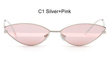 Load image into Gallery viewer, Small Oval Mirror Sunglasses