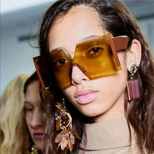 Load image into Gallery viewer, Square Sunglasses Oversized Rimless