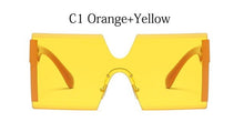 Load image into Gallery viewer, Square Sunglasses Oversized Rimless