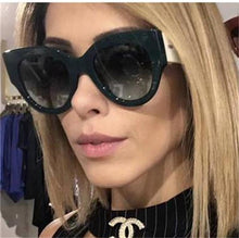 Load image into Gallery viewer, Luxury Round Cat Eye Sunglasses