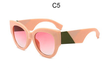 Load image into Gallery viewer, Luxury Round Cat Eye Sunglasses