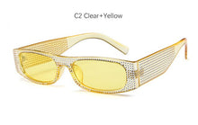 Load image into Gallery viewer, Luxury Crystal Square Sunglasses