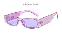 Load image into Gallery viewer, Luxury Crystal Square Sunglasses