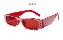 Load image into Gallery viewer, Luxury Crystal Square Sunglasses