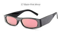 Load image into Gallery viewer, Luxury Crystal Square Sunglasses