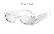 Load image into Gallery viewer, Luxury Crystal Square Sunglasses