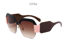 Load image into Gallery viewer, Square Half Frame Sunglasses