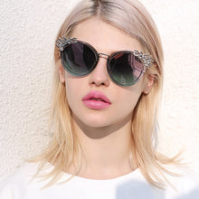 Load image into Gallery viewer, Round Mirror Rimless Sunglasses