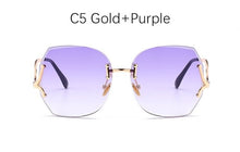 Load image into Gallery viewer, Luxury Oversized Square Sunglasses Rimless