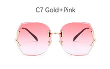 Load image into Gallery viewer, Luxury Oversized Square Sunglasses Rimless