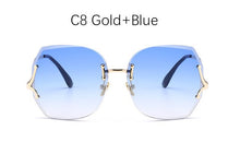 Load image into Gallery viewer, Luxury Oversized Square Sunglasses Rimless
