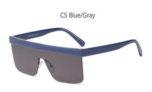 Load image into Gallery viewer, Square Half Frame Sunglasses