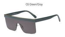 Load image into Gallery viewer, Square Half Frame Sunglasses