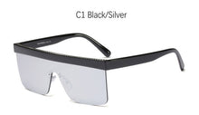 Load image into Gallery viewer, Square Half Frame Sunglasses