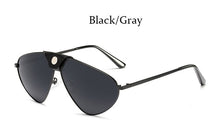 Load image into Gallery viewer, Metal Oversized Pilot Sunglasses