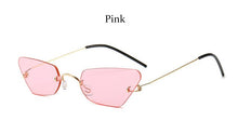 Load image into Gallery viewer, Cat Eye Sunglasses Rimless