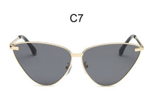 Load image into Gallery viewer, Cat Eye Mirror Sunglasses