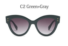 Load image into Gallery viewer, Round Cat Eye Sunglasses
