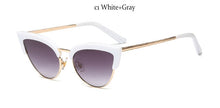 Load image into Gallery viewer, Cat Eye Half Frame Sunglasses