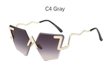 Load image into Gallery viewer, Cat Eye Sunglasses Rimless
