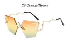 Load image into Gallery viewer, Cat Eye Sunglasses Rimless