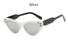Load image into Gallery viewer, Sexy White Cat Eye Sunglasses