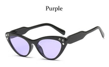 Load image into Gallery viewer, Sexy White Cat Eye Sunglasses