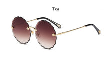 Load image into Gallery viewer, Round Rimless Oversized Sunglasses