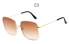 Load image into Gallery viewer, Luxury Square Mirror Sunglasses