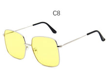 Load image into Gallery viewer, Luxury Square Mirror Sunglasses