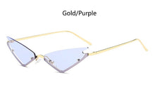 Load image into Gallery viewer, Sexy Small Cat Eye Sunglasses Rimless
