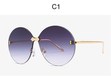Load image into Gallery viewer, Oversizes Luxury Sunglasses Rimless