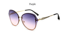 Load image into Gallery viewer, Luxury Square Crystal Sunglasses Rimless