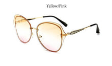 Load image into Gallery viewer, Luxury Square Crystal Sunglasses Rimless