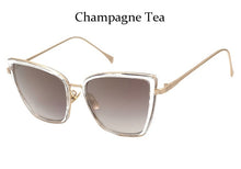 Load image into Gallery viewer, Luxury Black Cat Eye Sunglasses