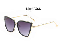 Load image into Gallery viewer, Luxury Black Cat Eye Sunglasses