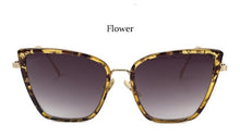 Load image into Gallery viewer, Luxury Black Cat Eye Sunglasses